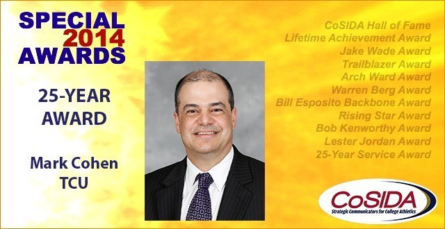 25-Year Special Awards Salute: Mark Cohen (TCU)
